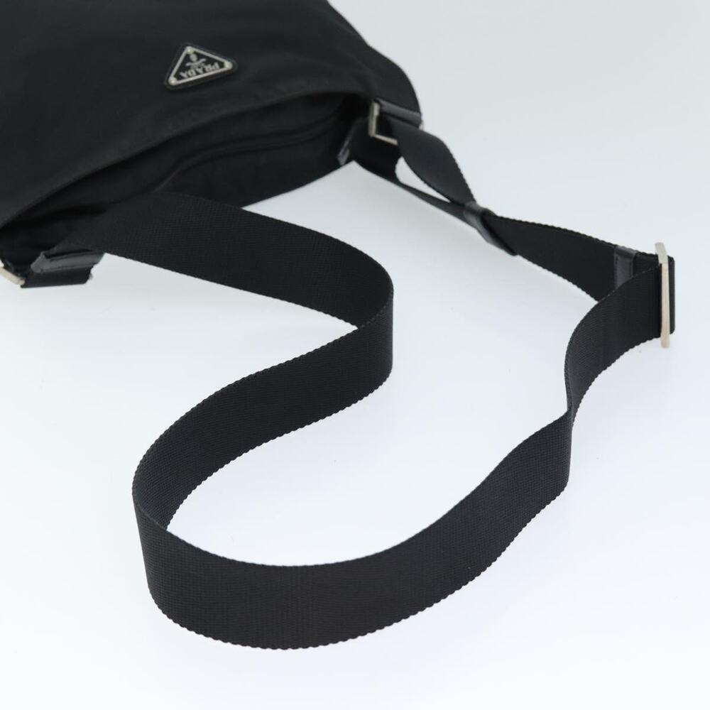 PRADA Shoulder Bag Nylon Black - Picture 7 of 12